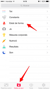 app health datos mesurables