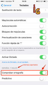 corrector -desactivar corrector ortografico