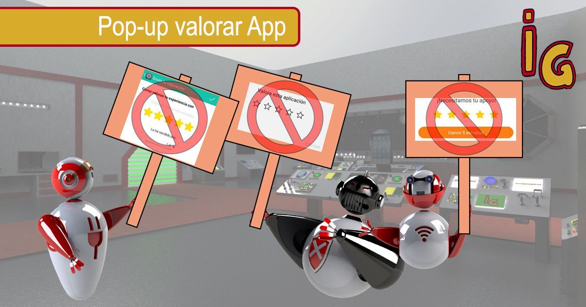 Elimina las molestas notificaciones de valorar la App